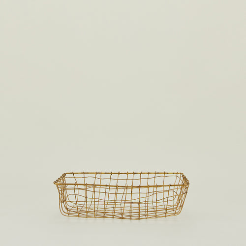 Brass Basket - Low