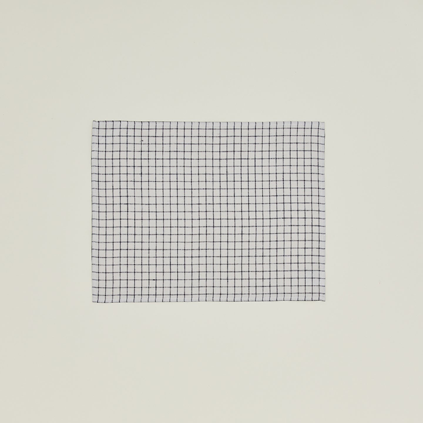 Checked Linen Placemat, Set of 4