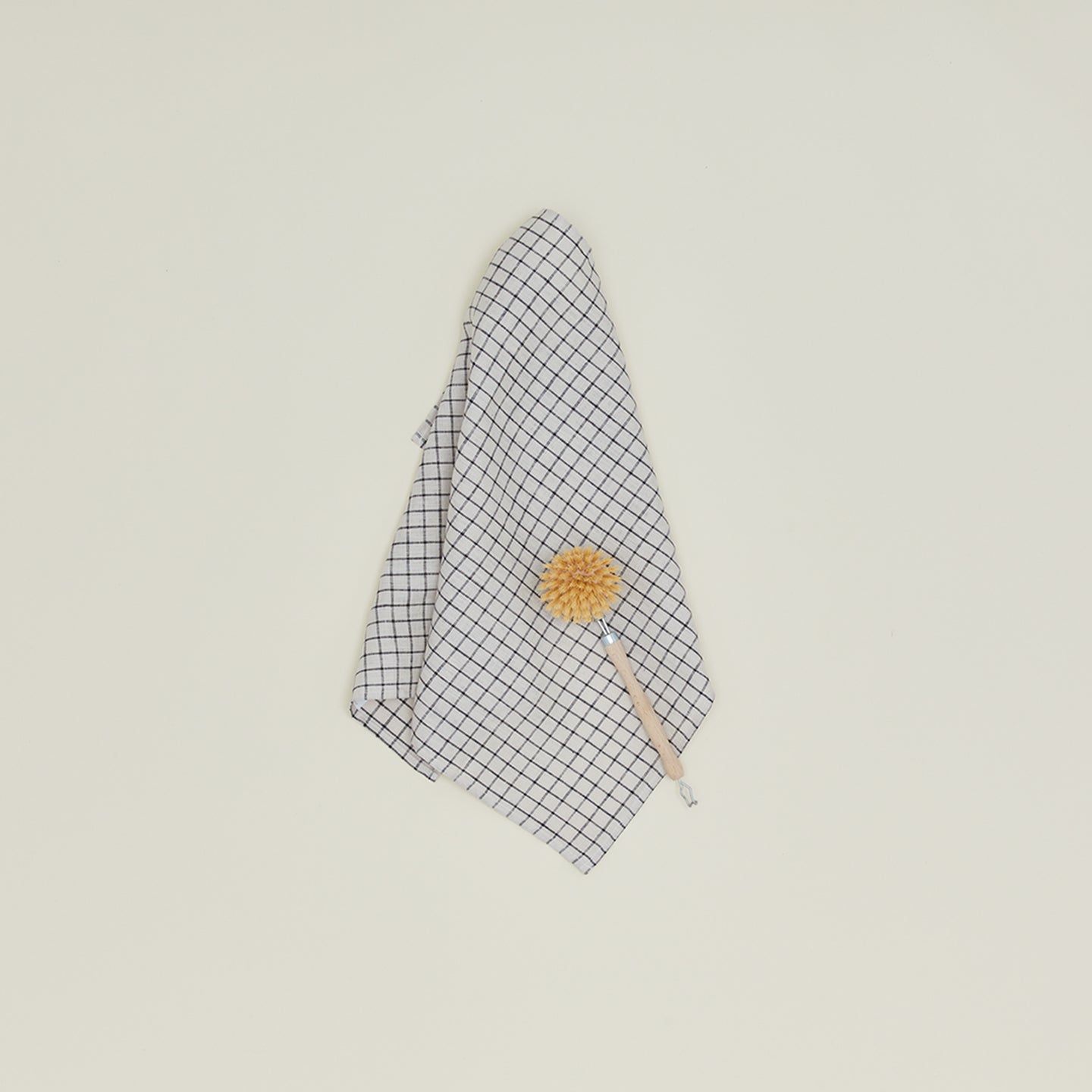 Checked Linen Kitchen Towel