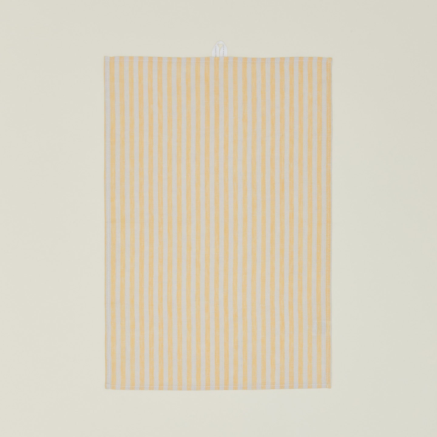 Chambray Stripe Kitchen Towel - Yellow