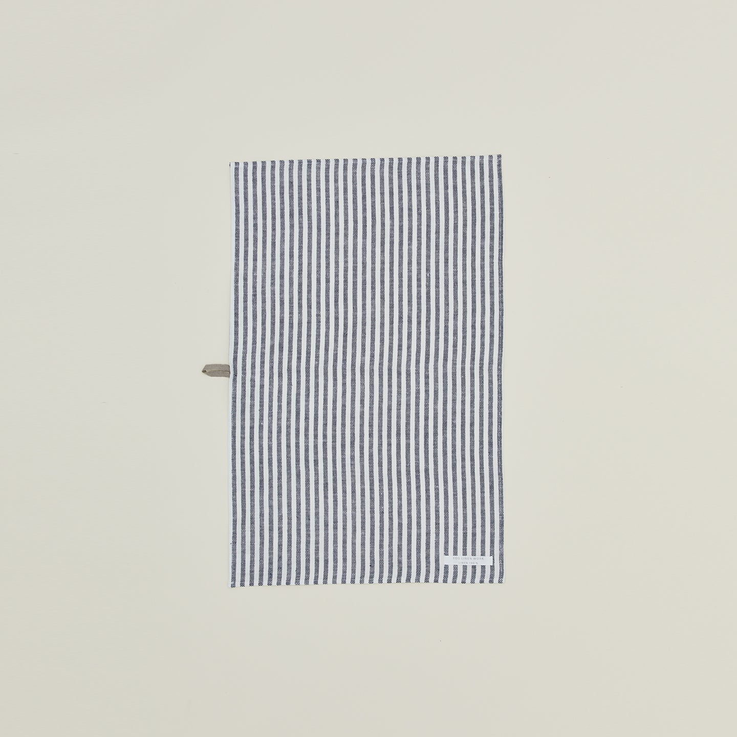 Chambray Linen Towel - Navy