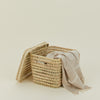 Open Weave Lidded Basket