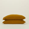 Simple Linen Pillowcases, Set of 2 - Bronze