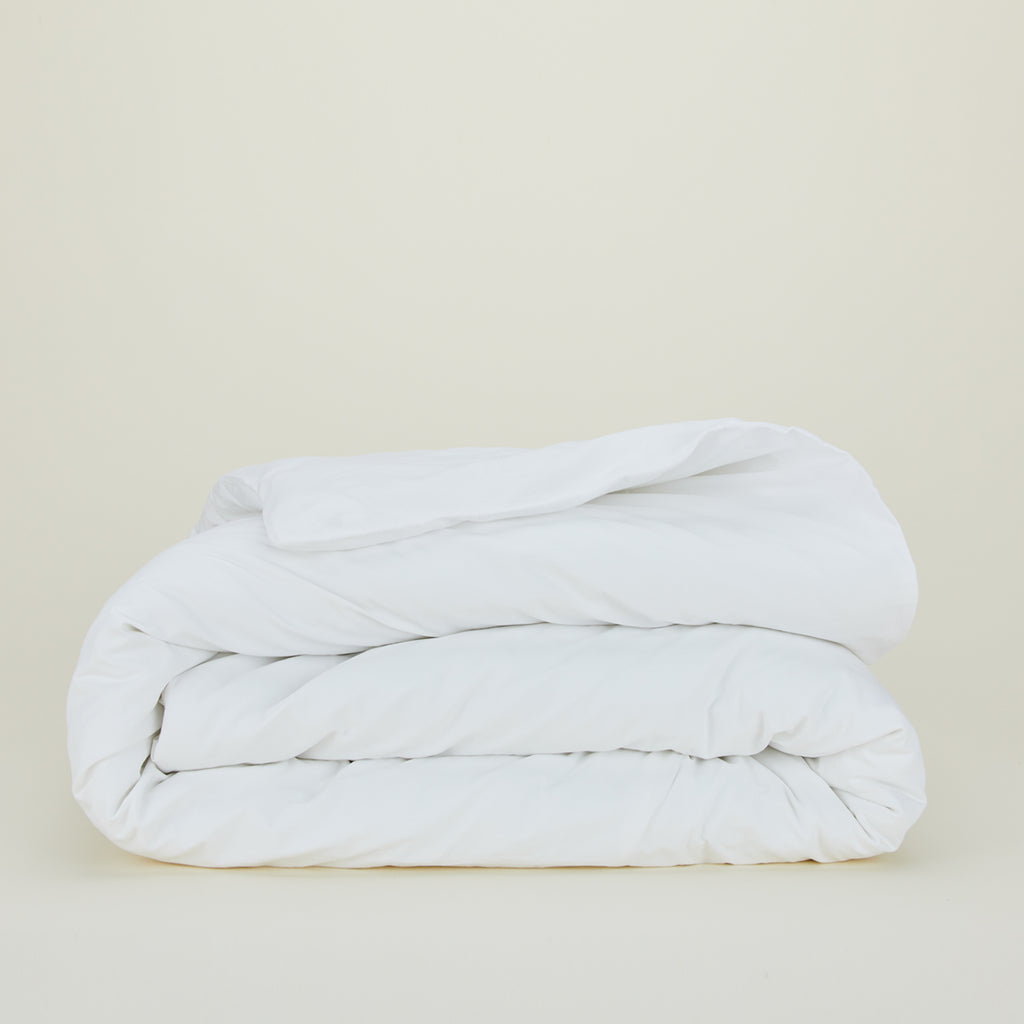 Essential Percale Duvet White Hawkins New York