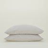 Essential Percale Pillowcases, Set of 2 - Light Grey