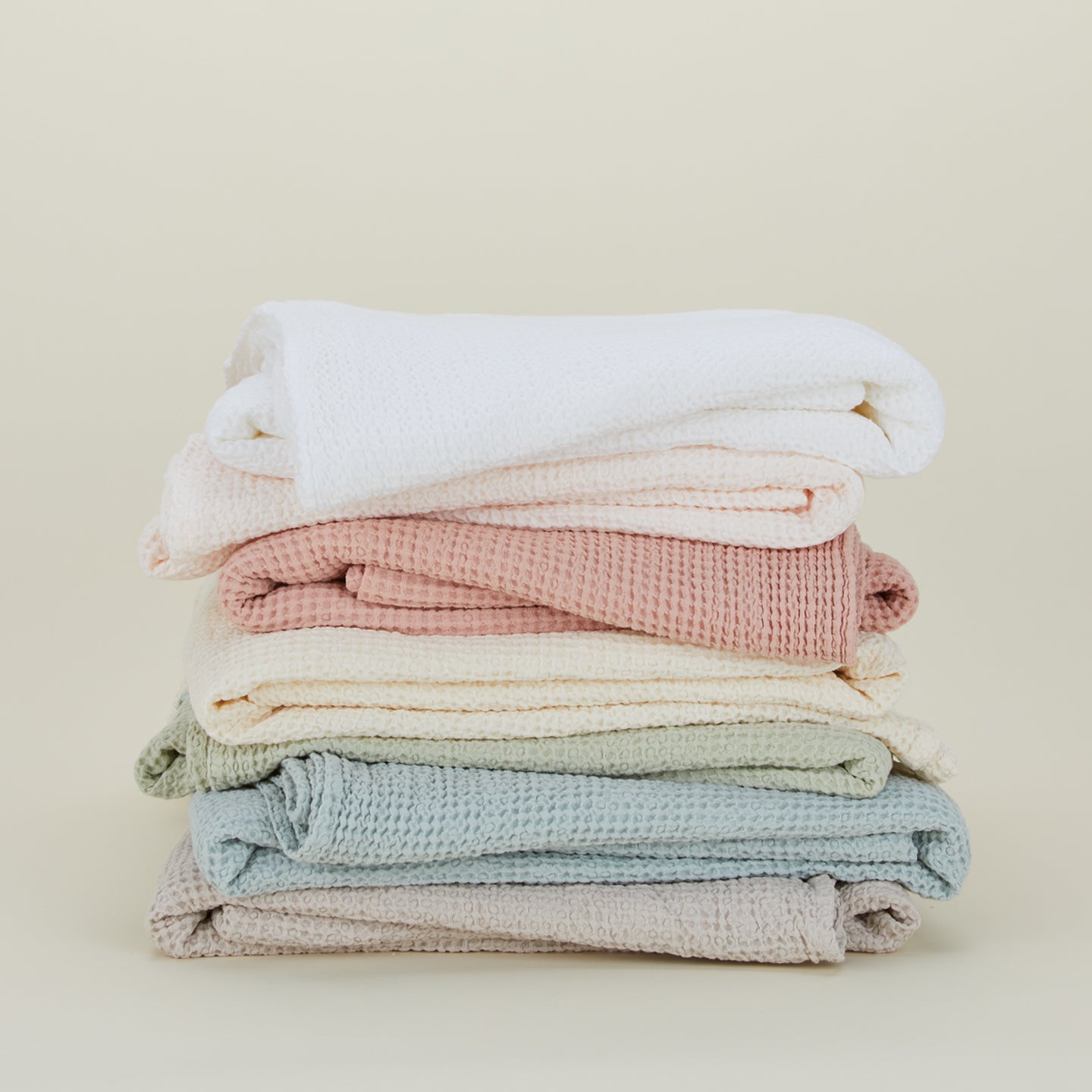 Simple Lightweight Blanket - Ivory