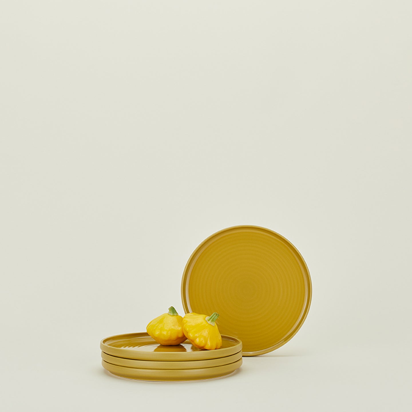 Essential Salad Plate, Set of 4 - Mustard