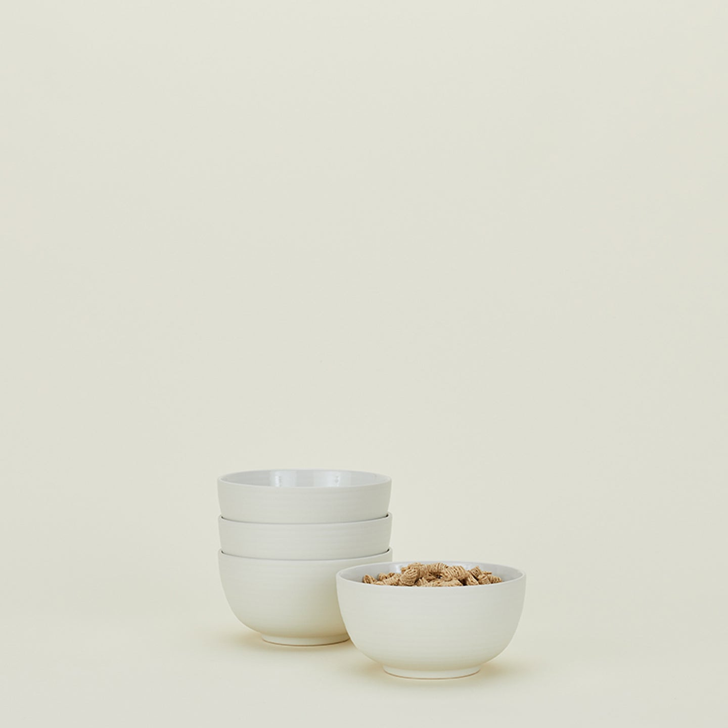 Essential Large Bowl, Set of 4 - Bone