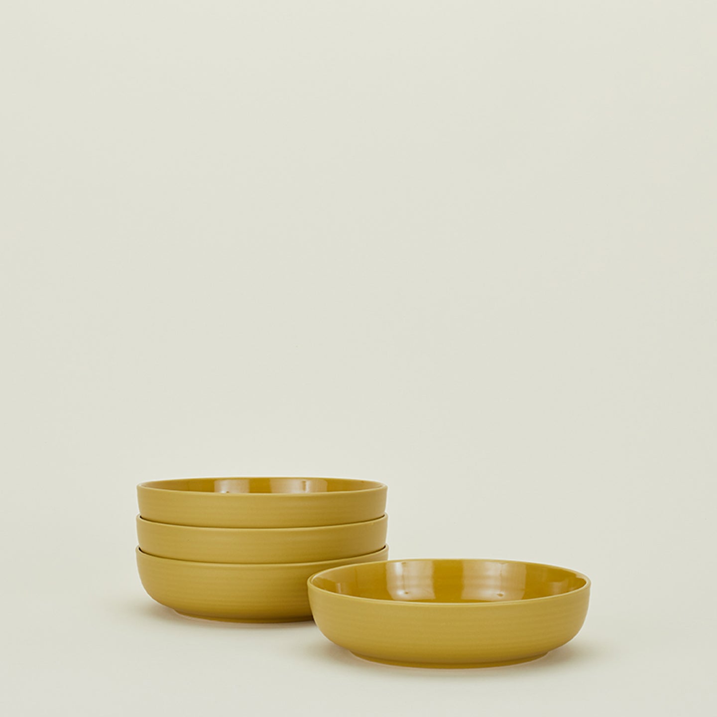 Essential Dinnerware, 16 Piece Set - Mustard
