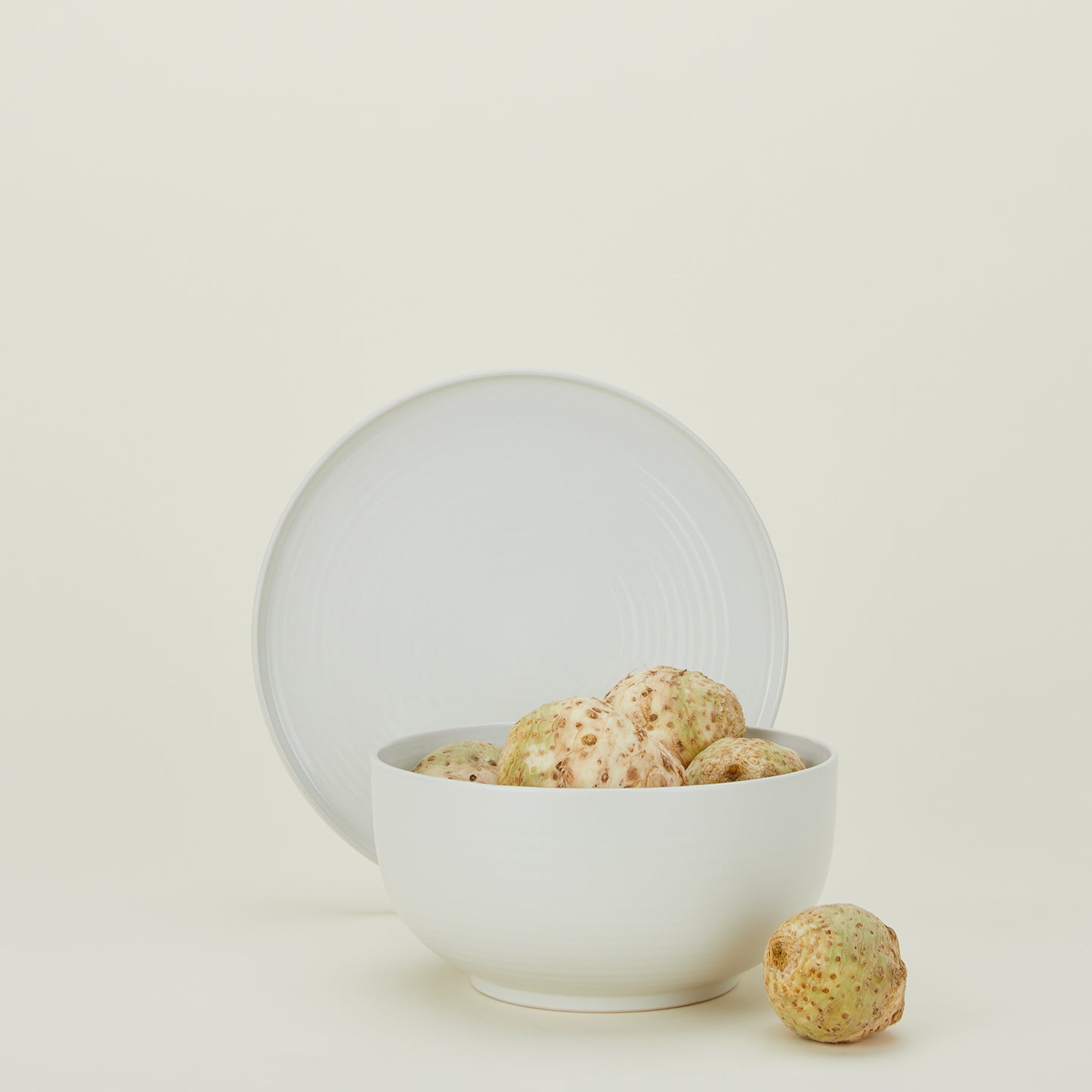 Essential Serveware, 2 Piece Set - Bone
