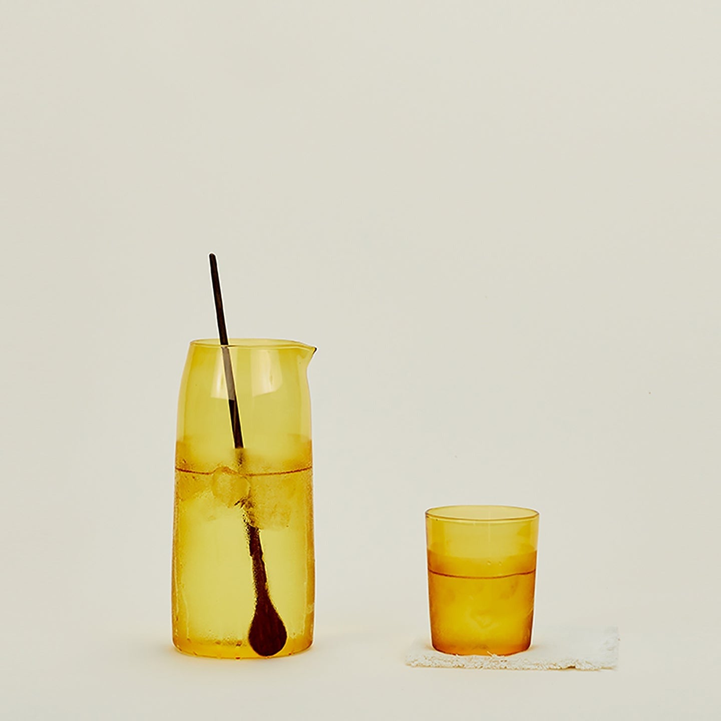 Essential Glassware Pitcher - Amber