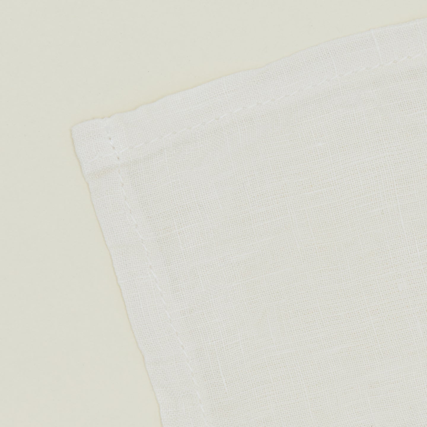 Simple Linen Cocktail Napkin, Set of 4 - Ivory