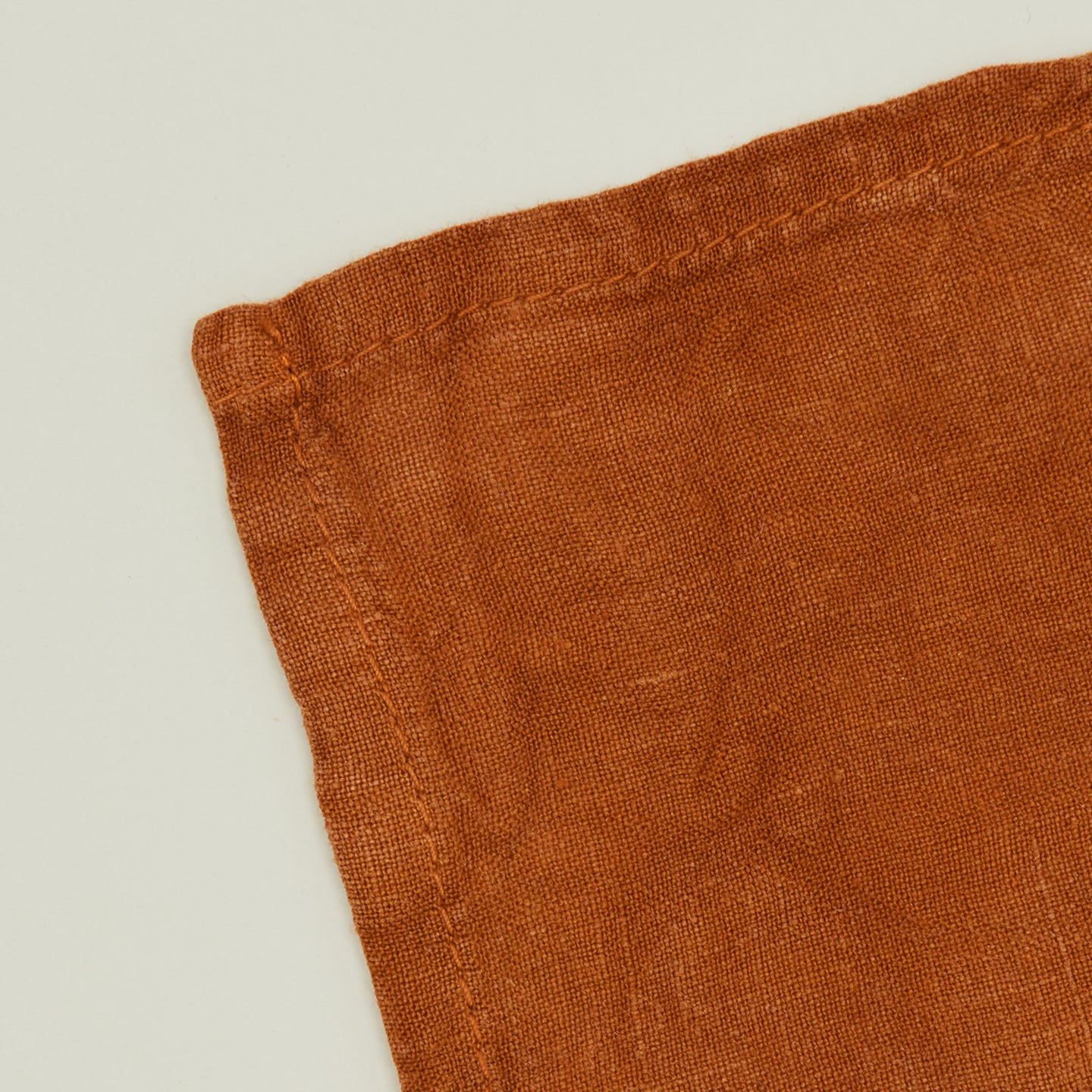 Simple Linen Cocktail Napkin, Set of 4 - Terracotta