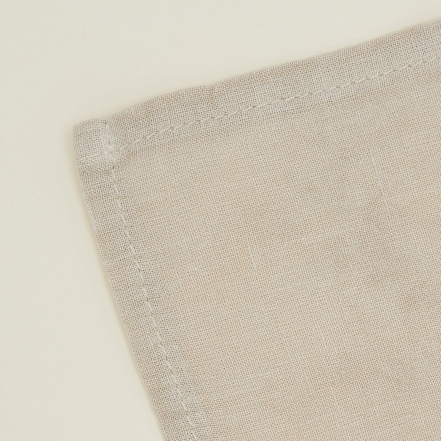 Simple Linen Cocktail Napkin, Set of 4 - Flax