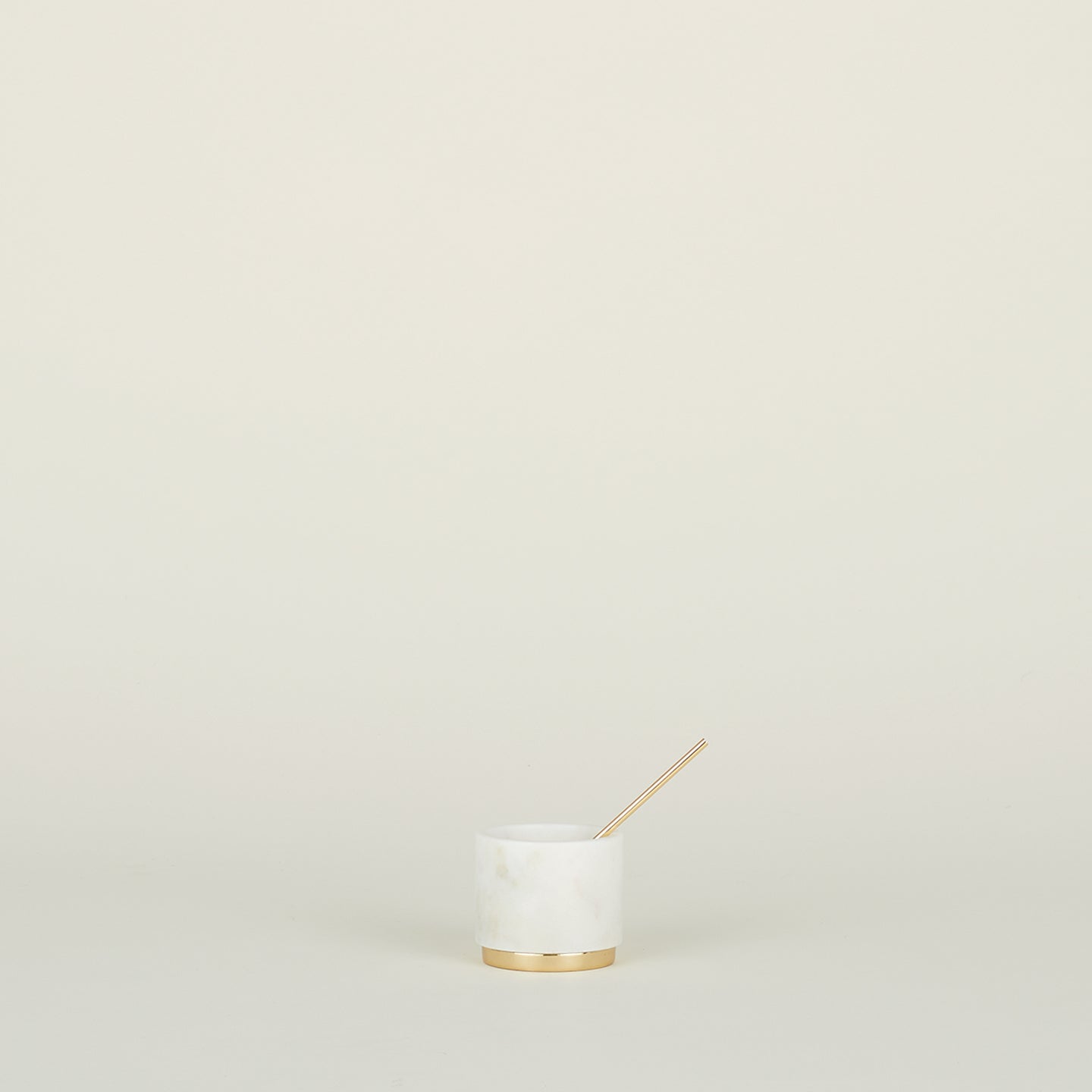 Simple Marble Sugar + Salt Dish