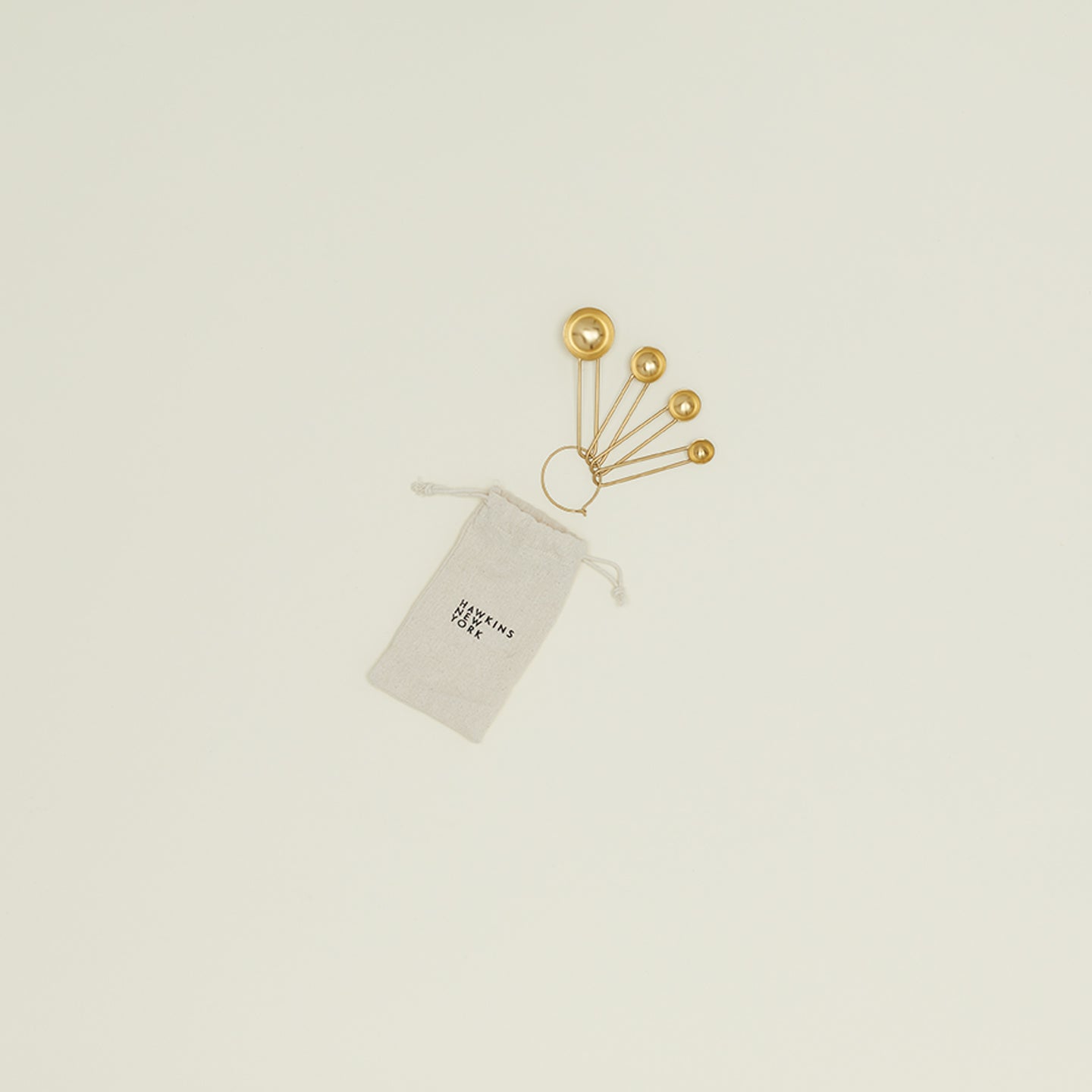 Simple Brass Measuring Spoons