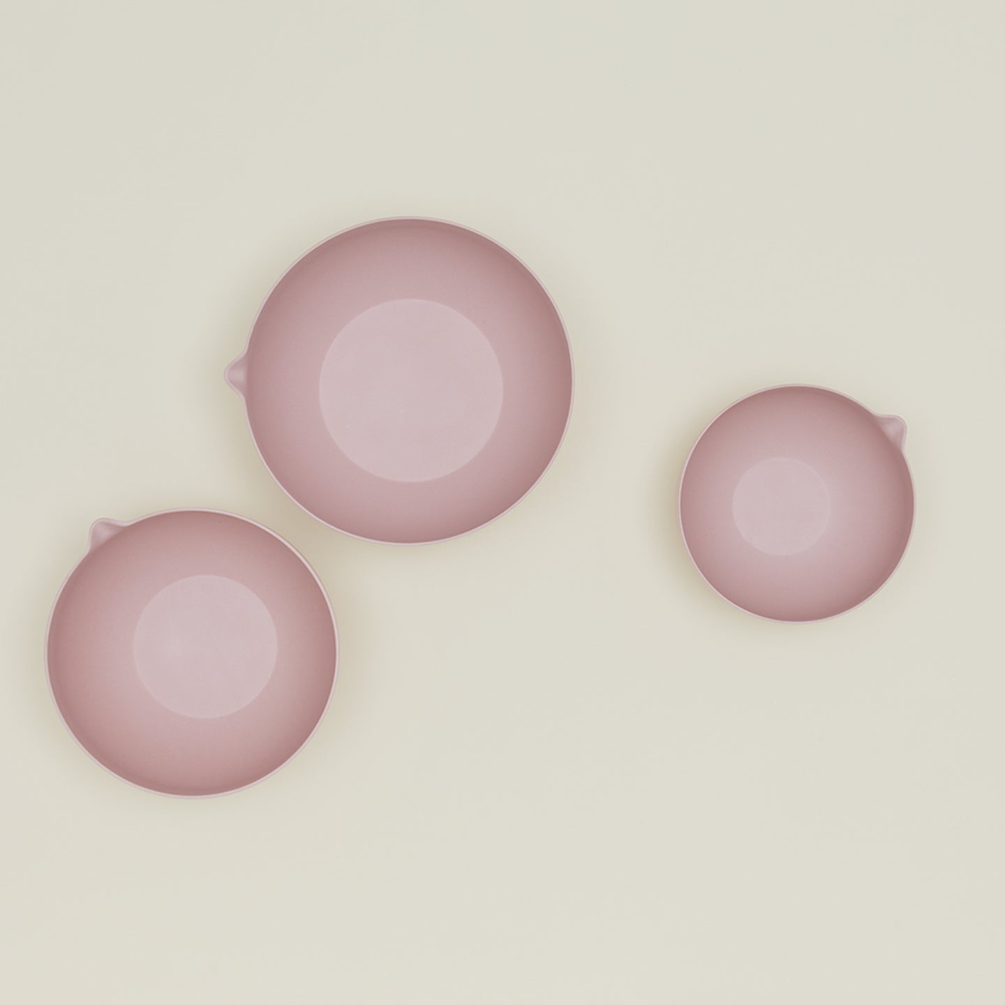 Essential Mixing Bowls, Set of 3 - Blush