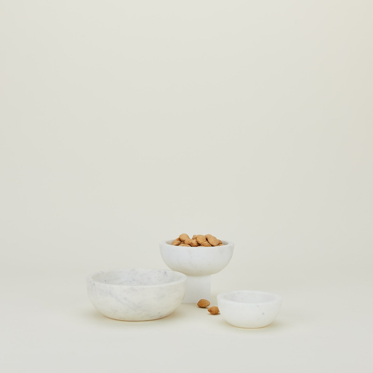Simple Marble Bowl - White