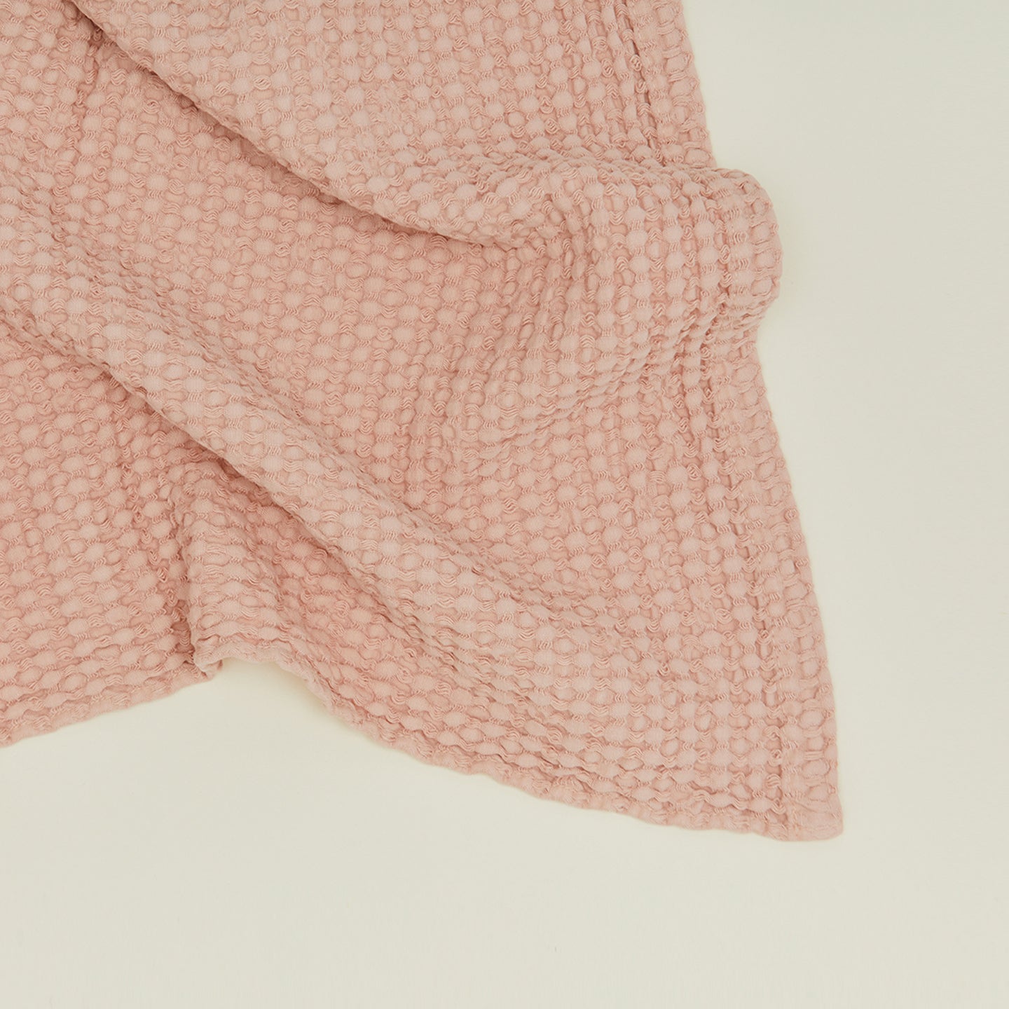 Simple Waffle Towel - Blush