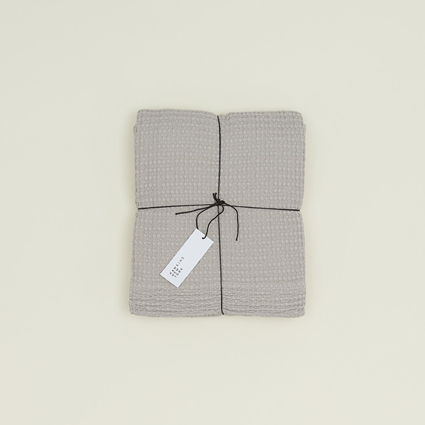 Simple Waffle Shower Curtain - Light Grey