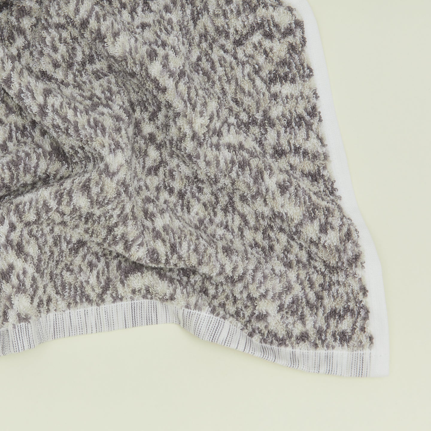 Space Dye Terry Towel - Grey