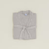 Simple Waffle Bathrobe - Light Grey