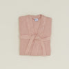 Simple Waffle Bathrobe - Blush