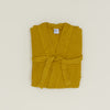 Simple Waffle Bathrobe - Mustard