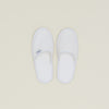 Simple Waffle Slippers - White