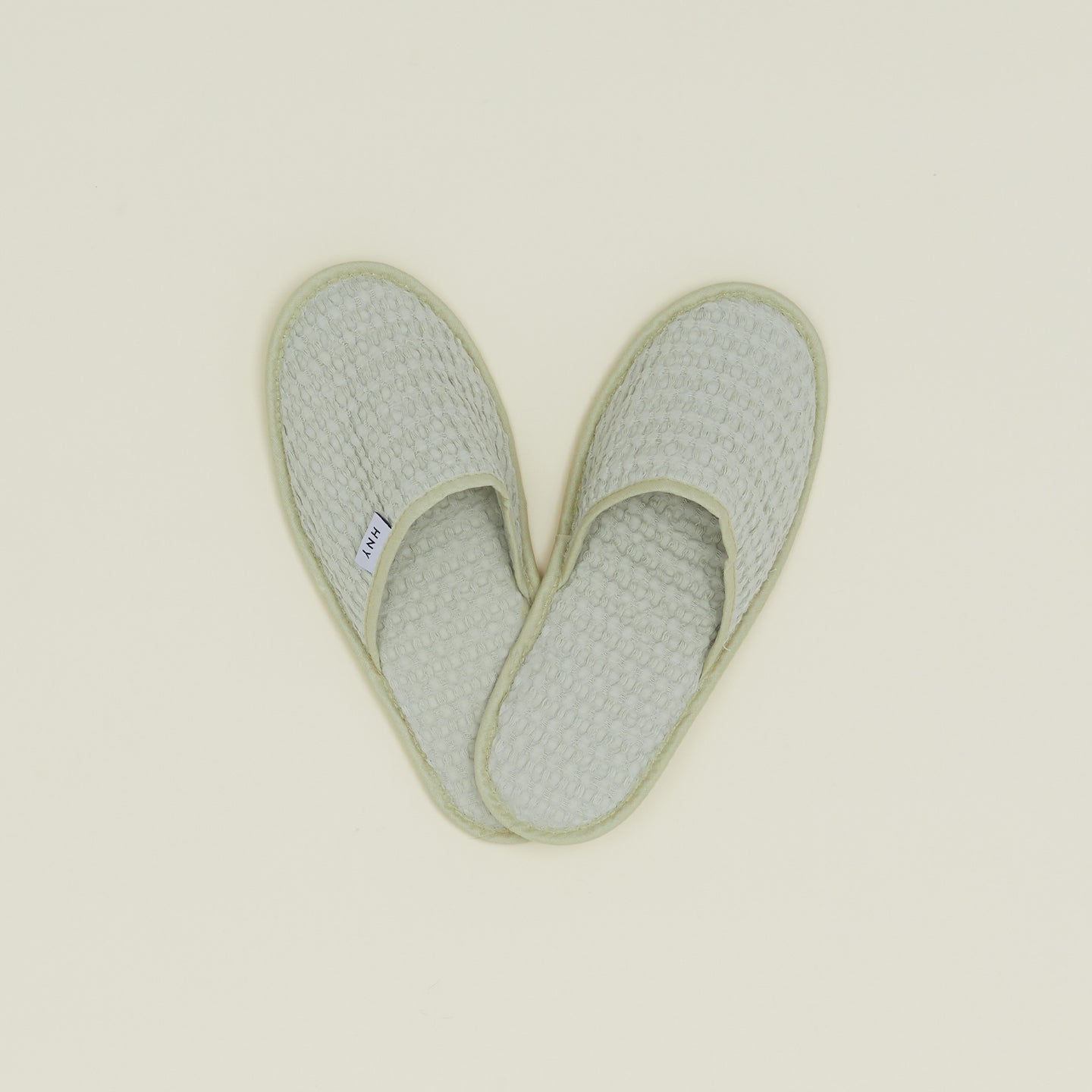 Simple Waffle Slippers - Sage