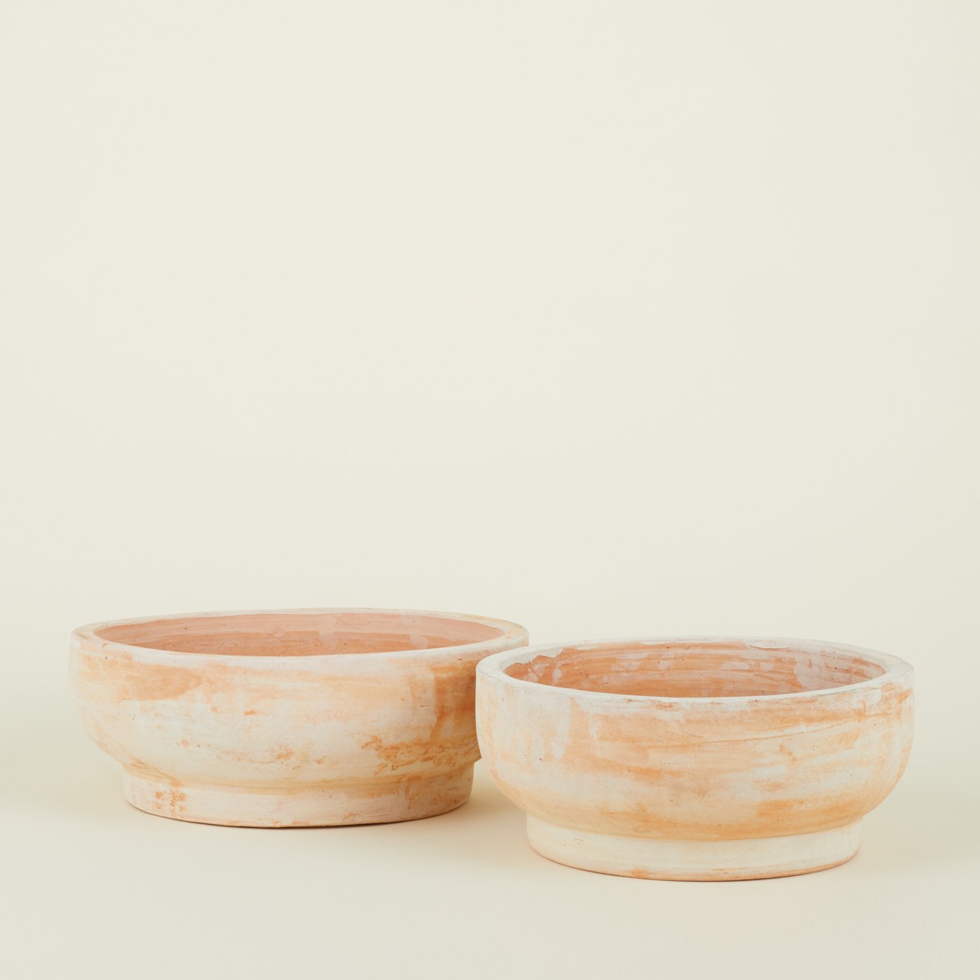 Footed Bowl Planter - Terracotta