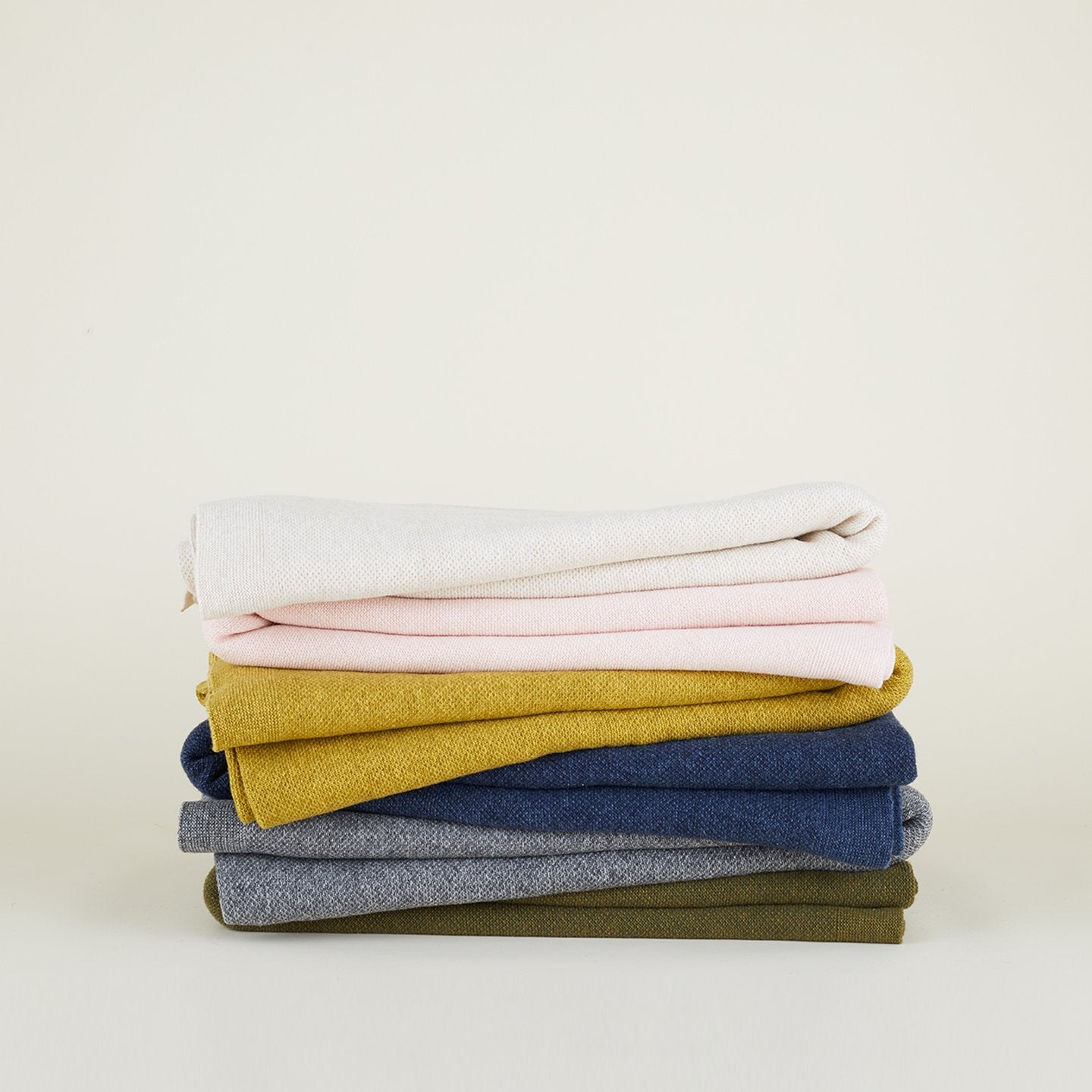 Simple Knit Oversized Throw - Blush