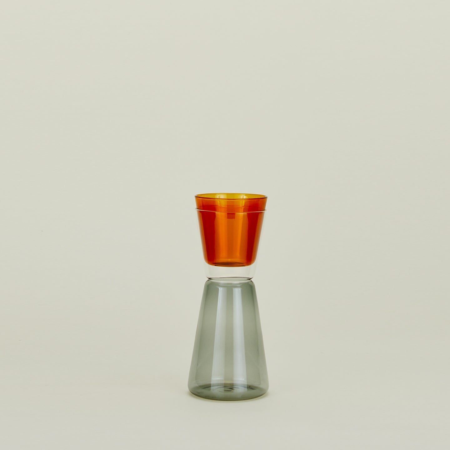 High Rise Carafe + Glass - Smoke/Amber