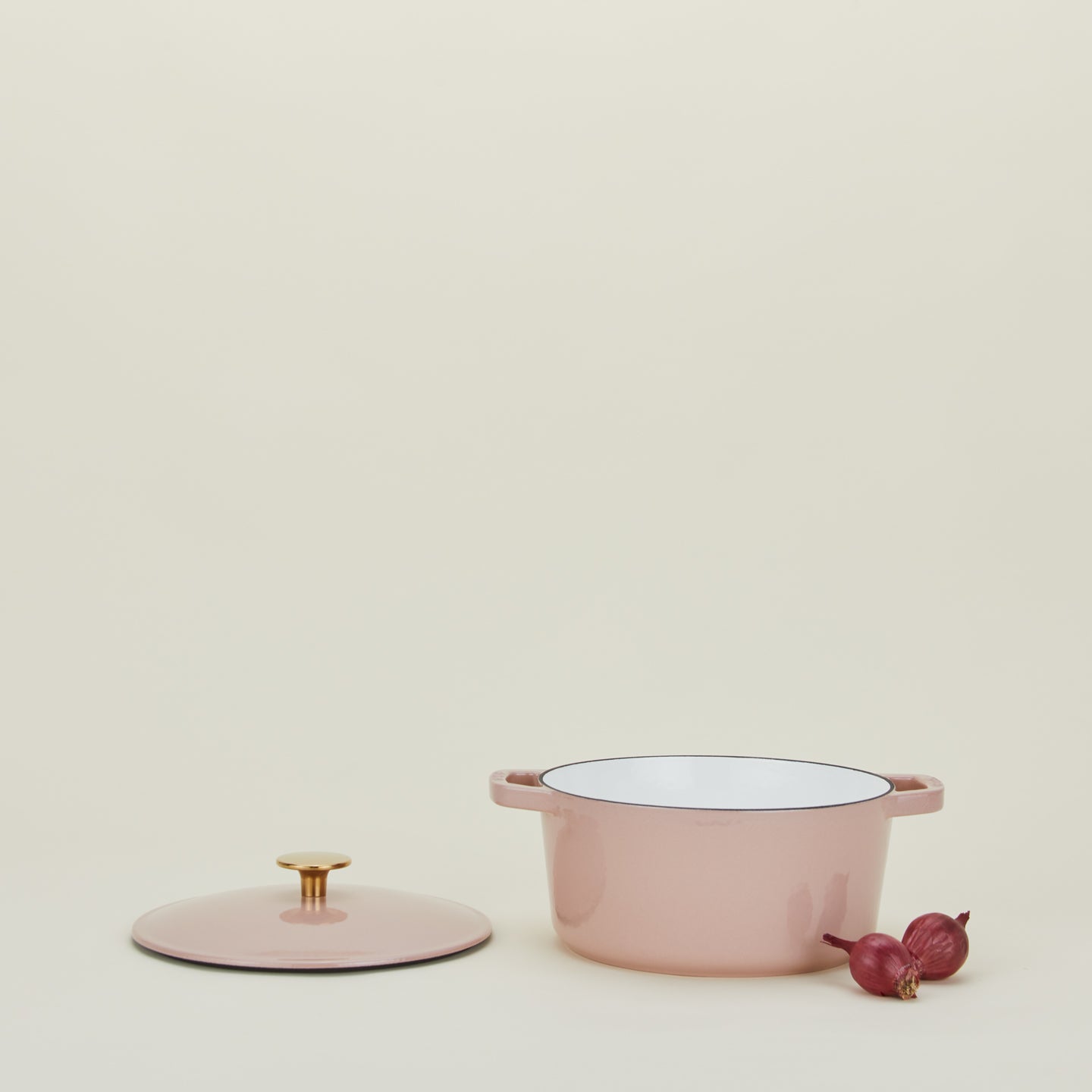 Enameled Cast Iron Dutch Oven - Blush
