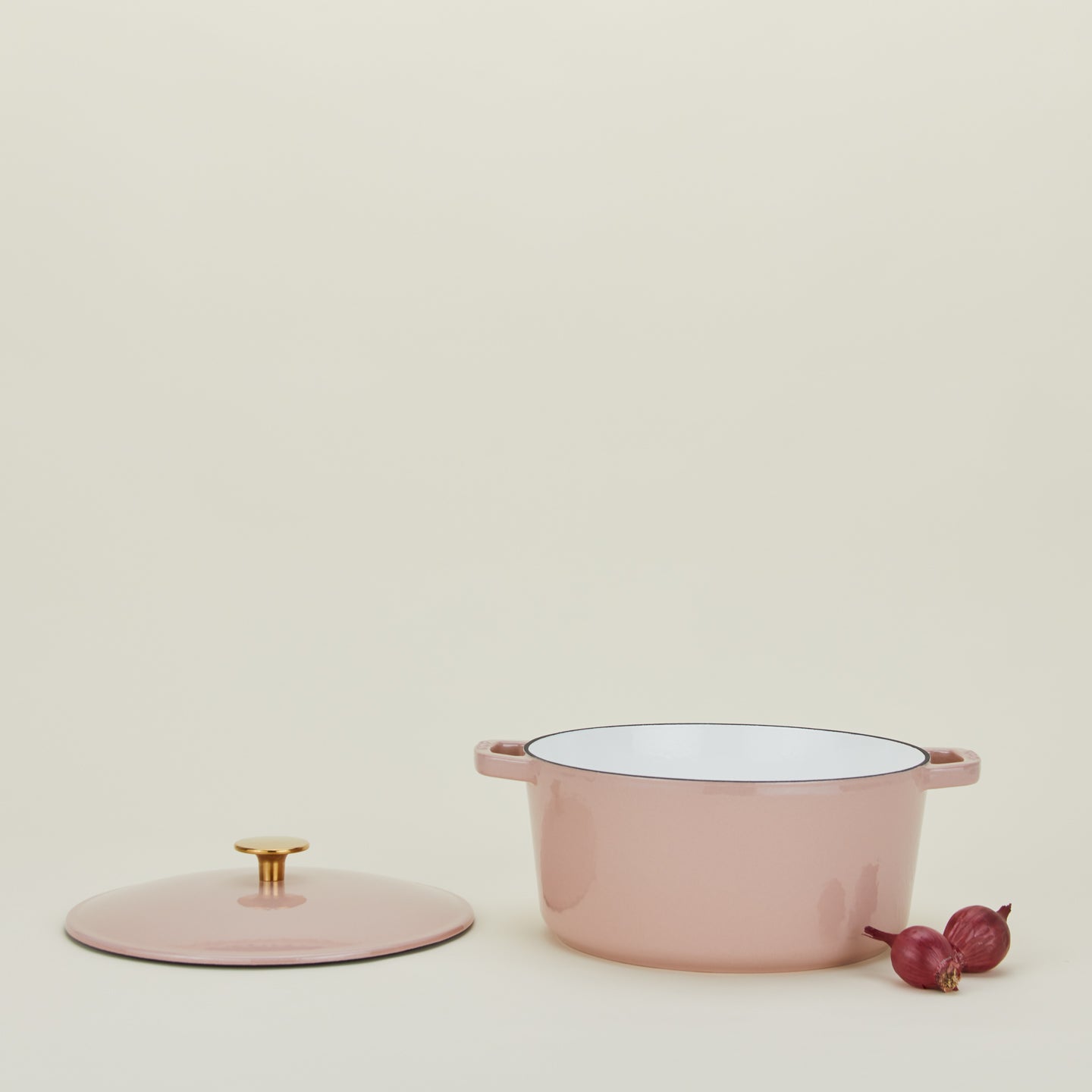Enameled Cast Iron Dutch Oven - Blush