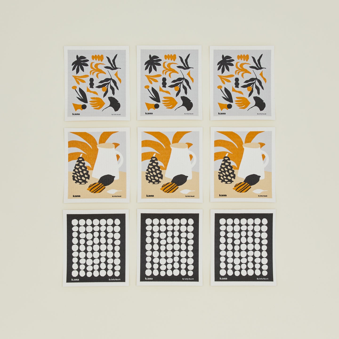 Eco Swedish Dish Cloths, Set of 9