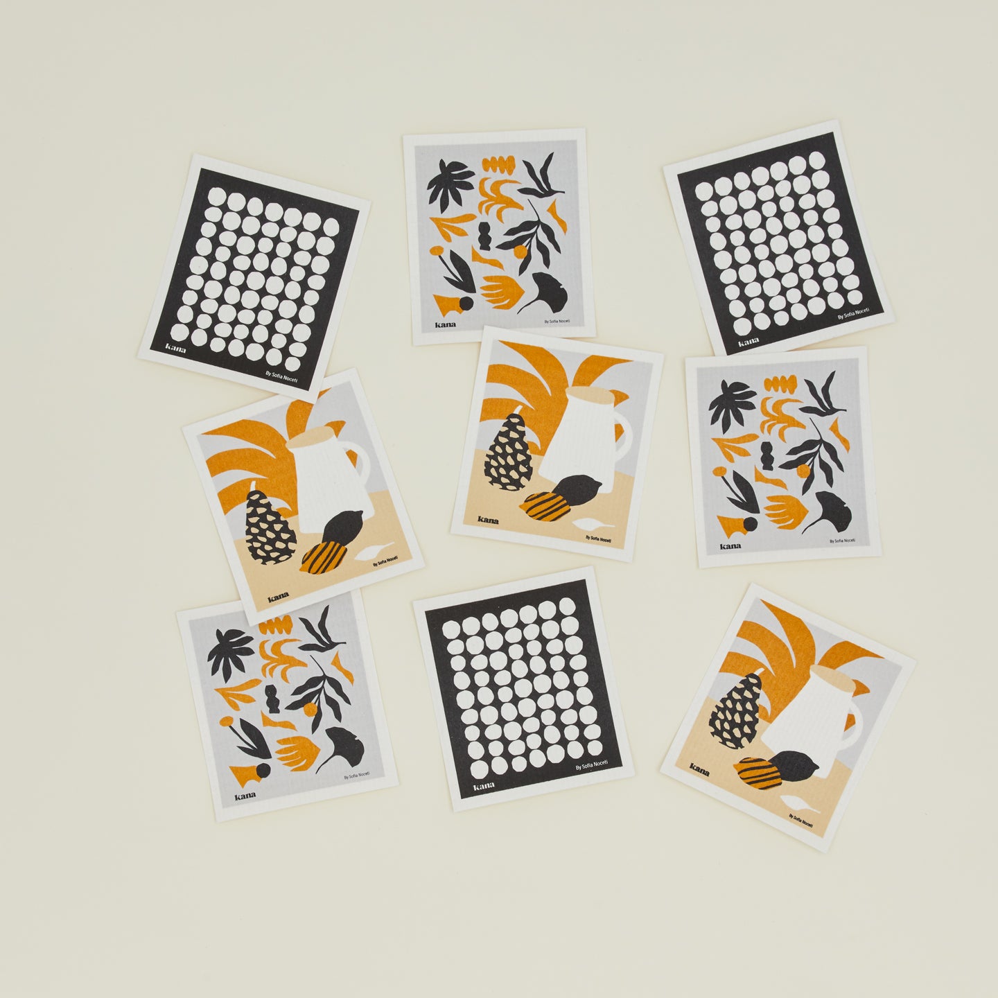 Eco Swedish Dish Cloths, Set of 9