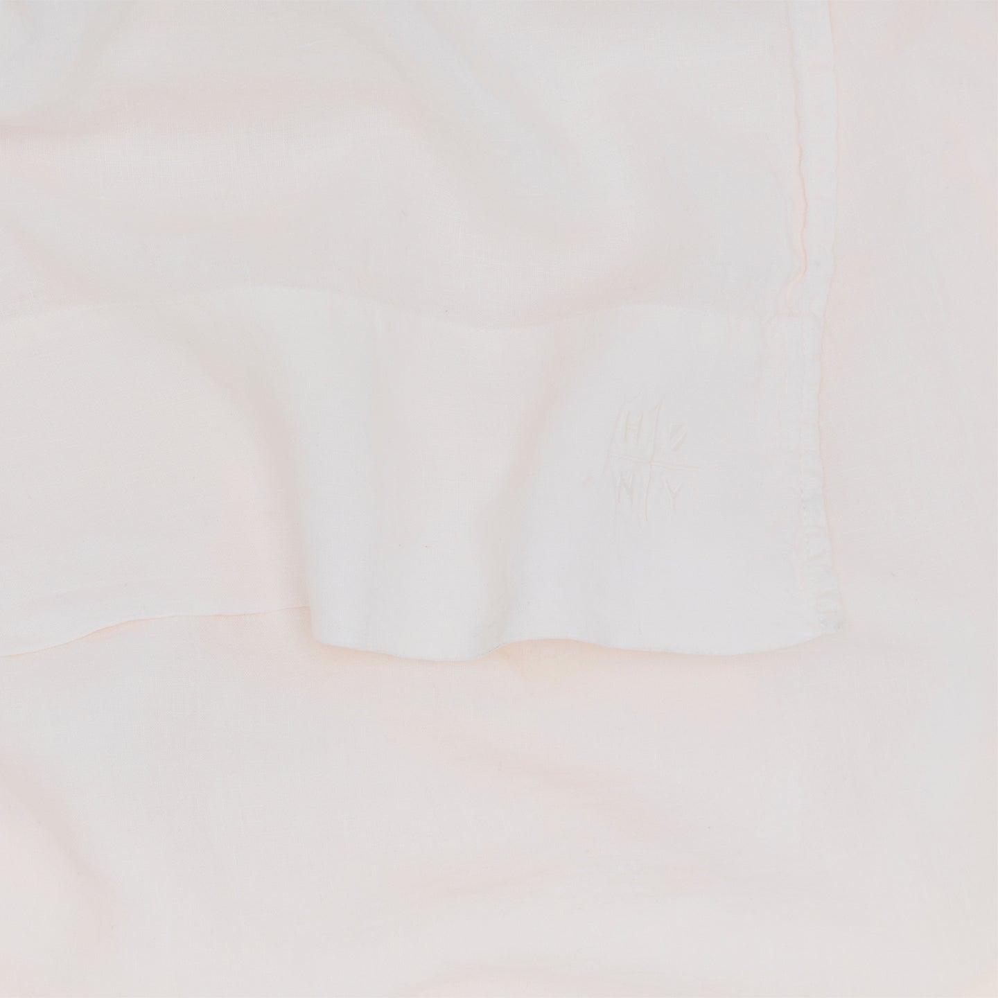 Simple Linen Flat Sheet - Petal