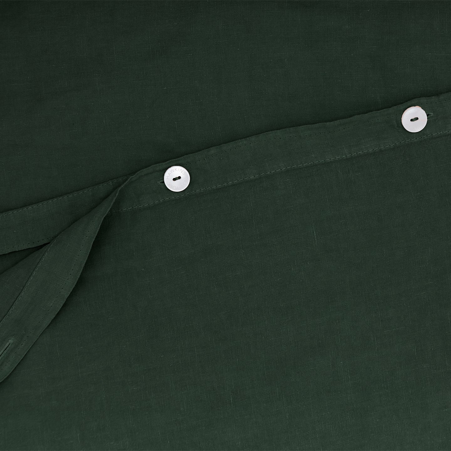 Simple Linen Duvet - Pine