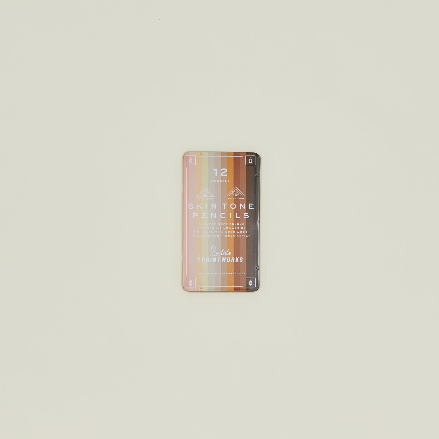 Skin Tone Colored Pencils, 12 pieces