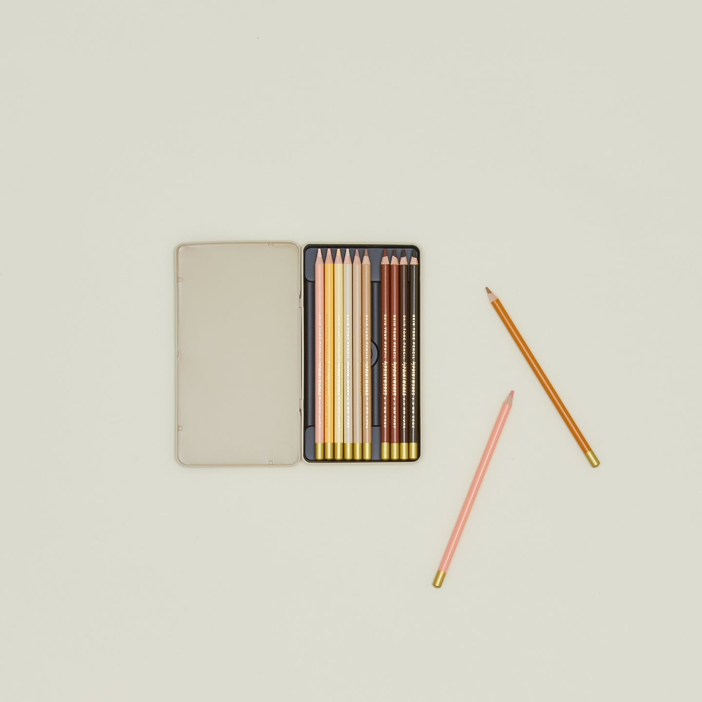 Skin Tone Colored Pencils, 12 pieces
