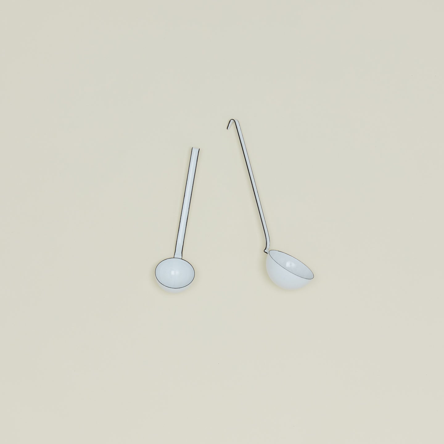 Porcelain Enamel Ladle Group