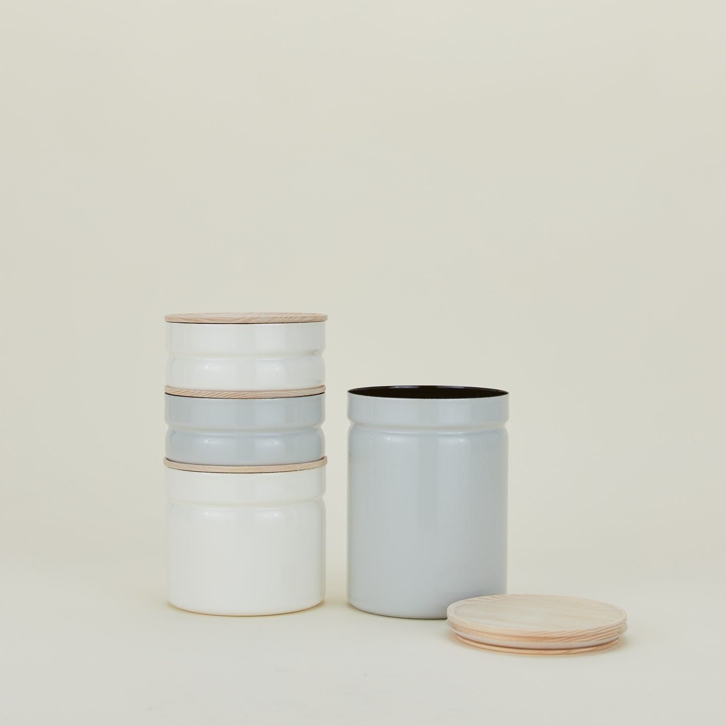 Enamel Storage Containers