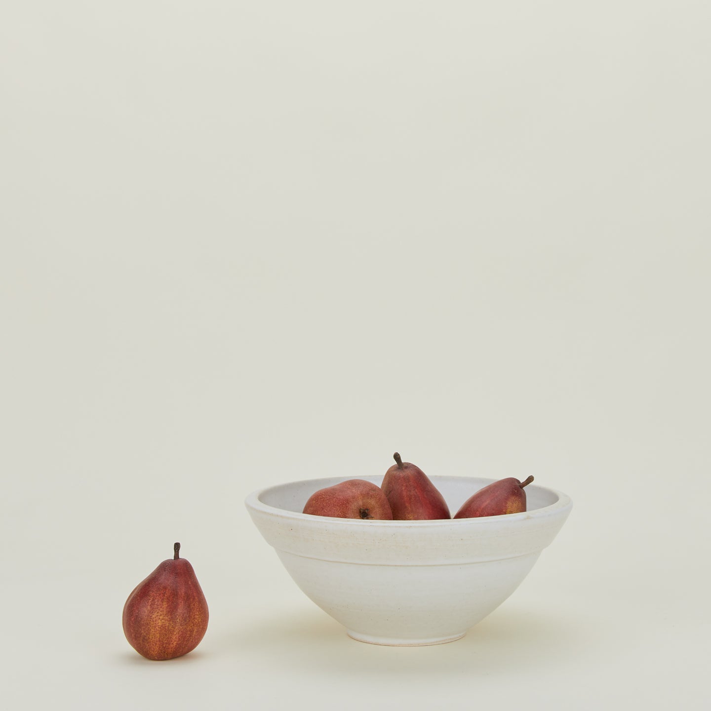 Stoneware Serving Bowl - Eggshell