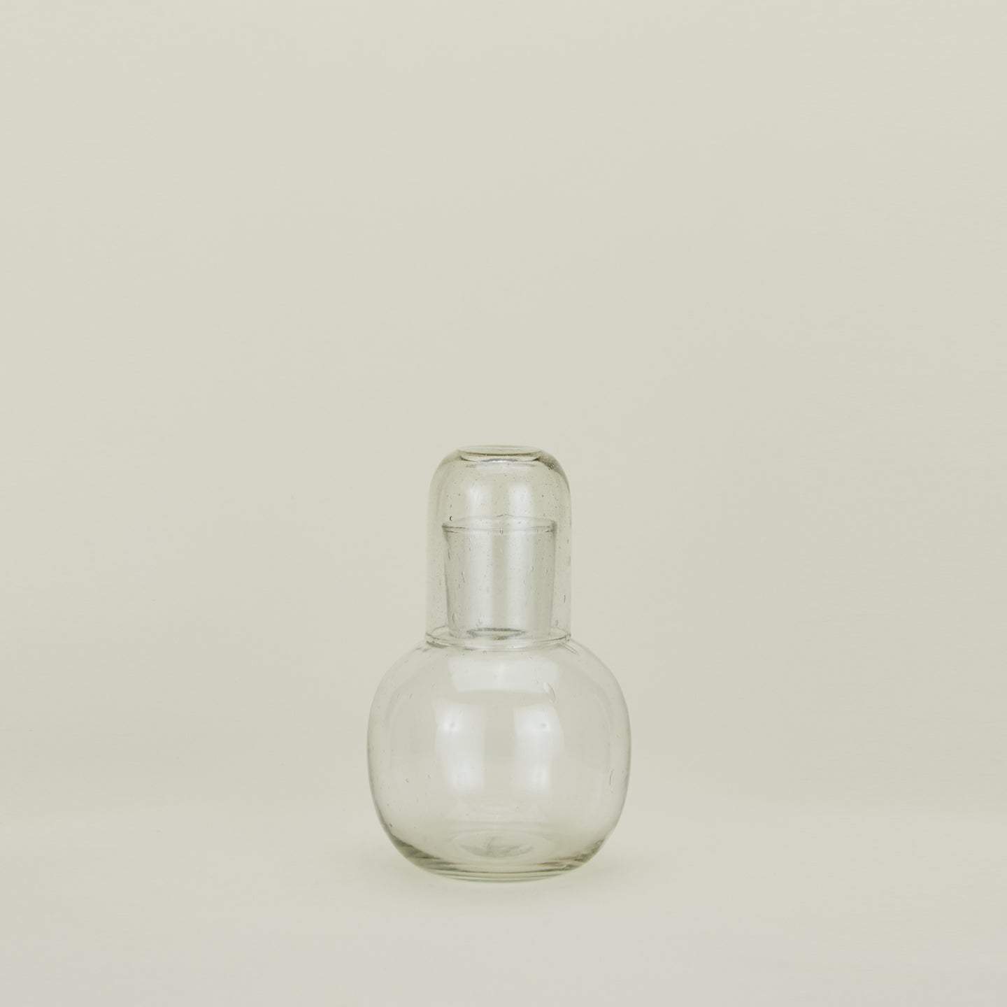 Seeded Glass Carafe - Clear