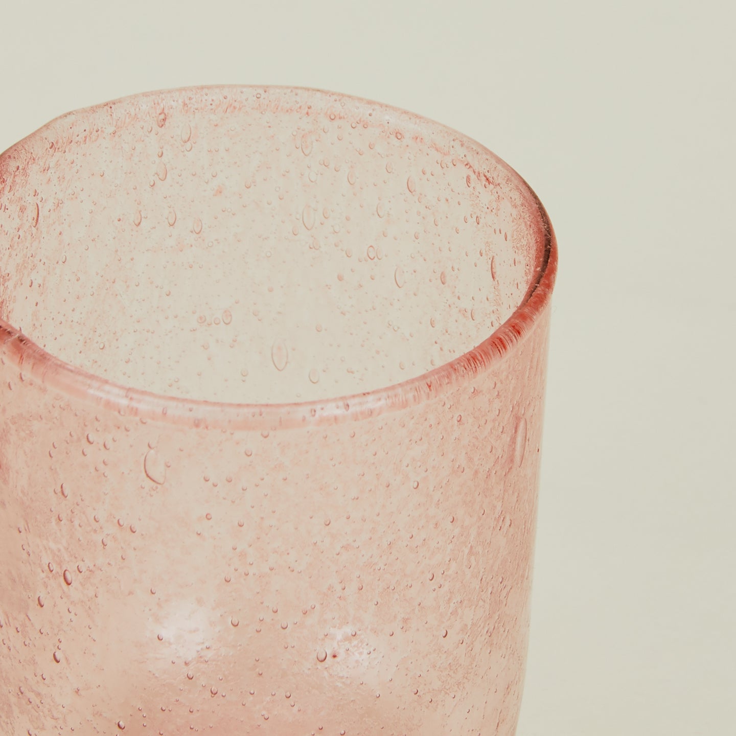 Small Seeded Glass, Set of 4 - Blush