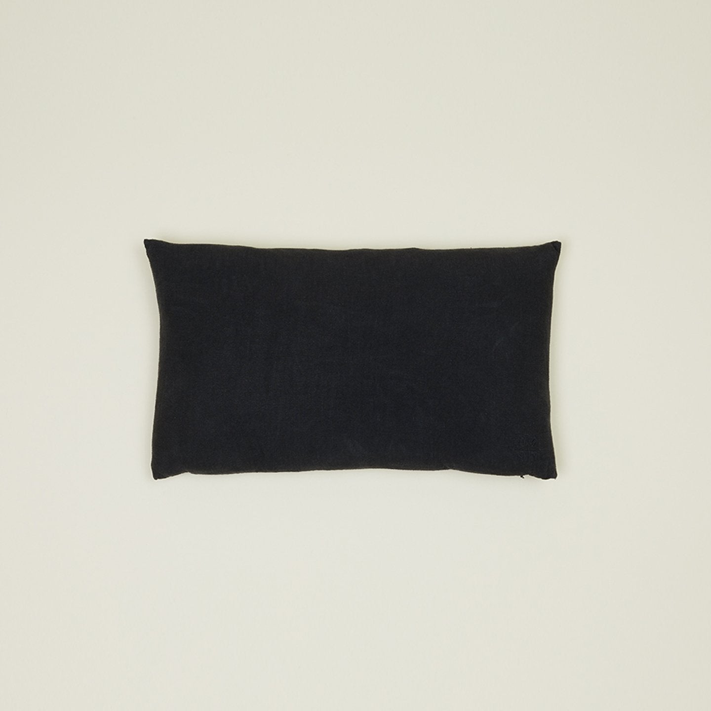 Simple Linen 12x22 Pillow - Black