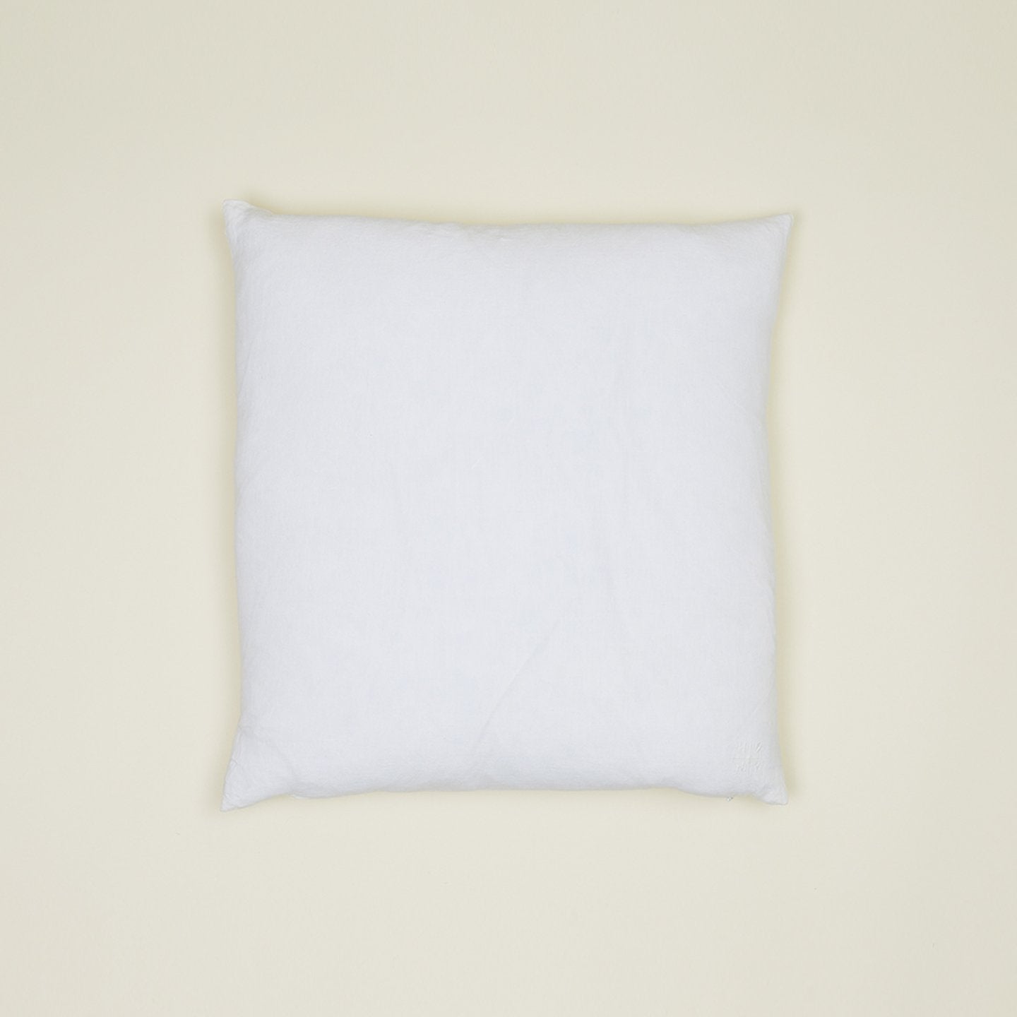 Simple Linen Euro Sham - White