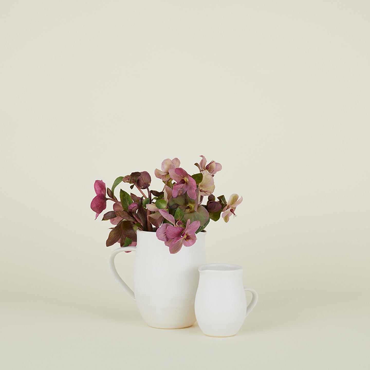 Stoneware Pitcher - Eggshell