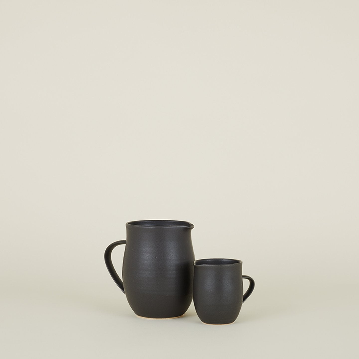 Stoneware Creamer - Black